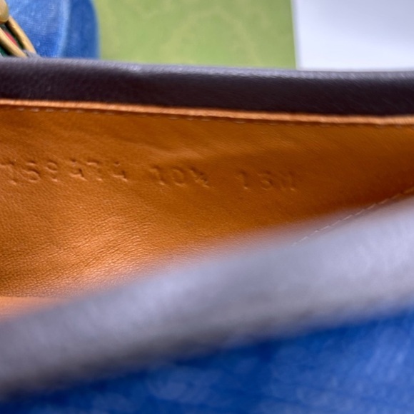Men’s Gucci Horse Bit denim loafers . Size 10.5 - Picture 6 of 6